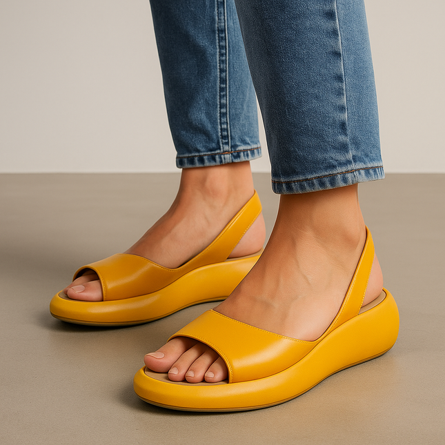 Sunny | Aesthetic Orthopedic Puffy Sole Open Toe Slingback Sandals