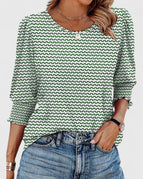 Green Floral Pattern / S